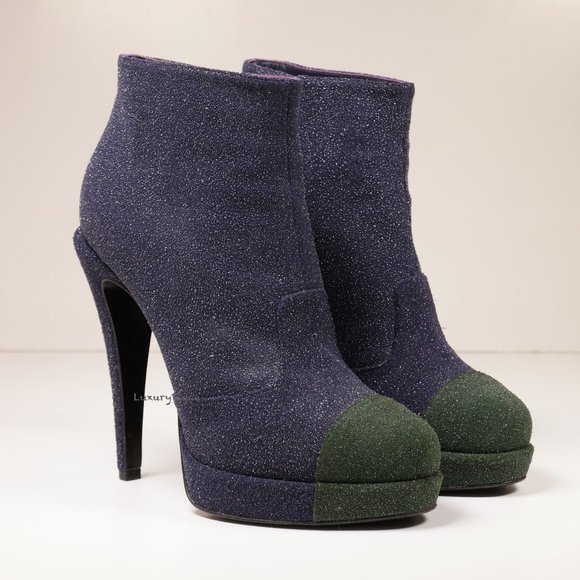 Amazing Chanel Ankle Boots Heels - Picture 1 of 14